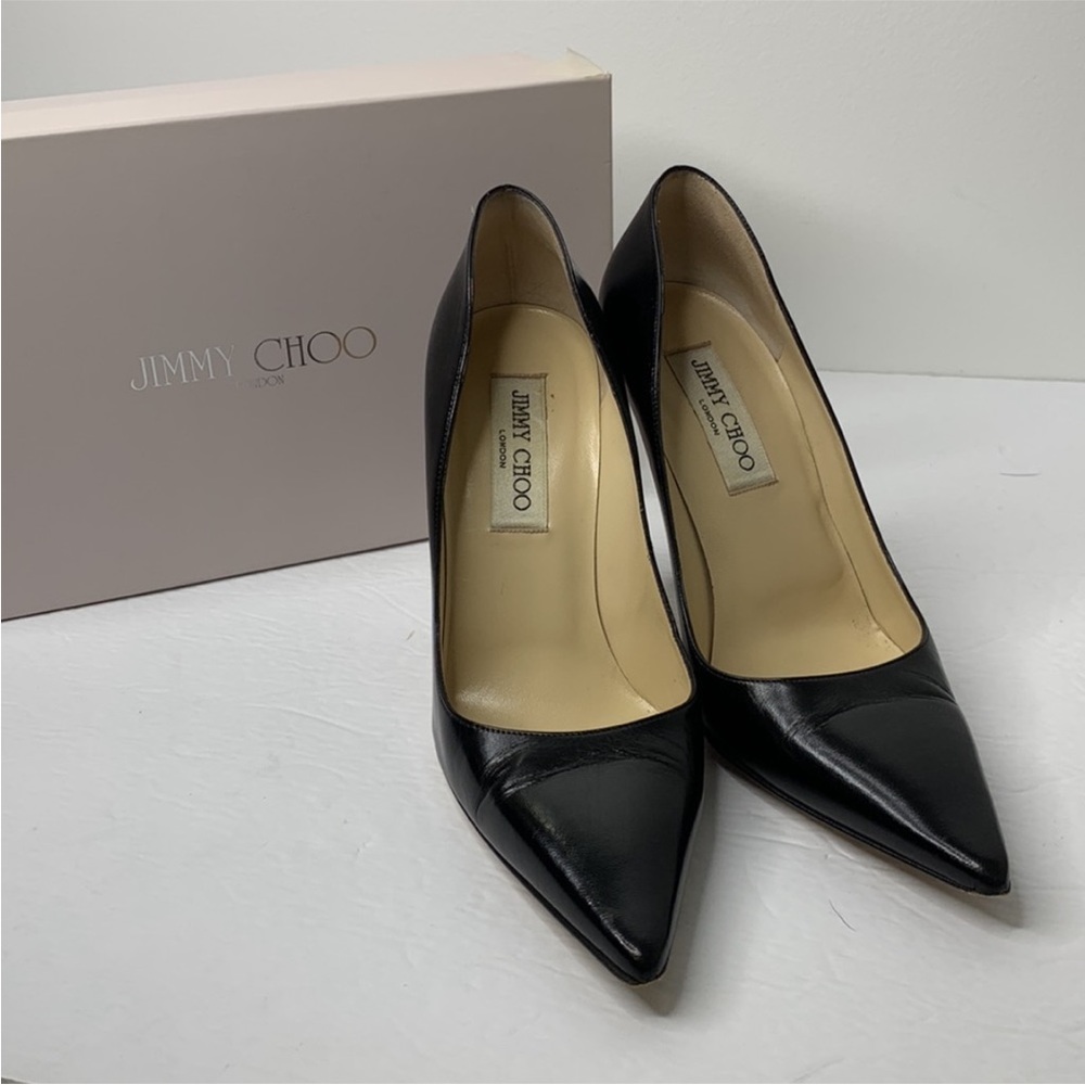 Jimmy Choo Eros Point Toe Pumps Black